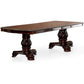 Traditional Style Wooden Dining Table with Extension Leaf, Brown By Casagear Home