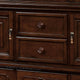 Wooden Buffet and Hutch Set with Display and Storage Brown By Casagear Home BM217790
