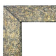 Rectangular Wall Mirror with Gravel Mosaic Border Brown BM218355