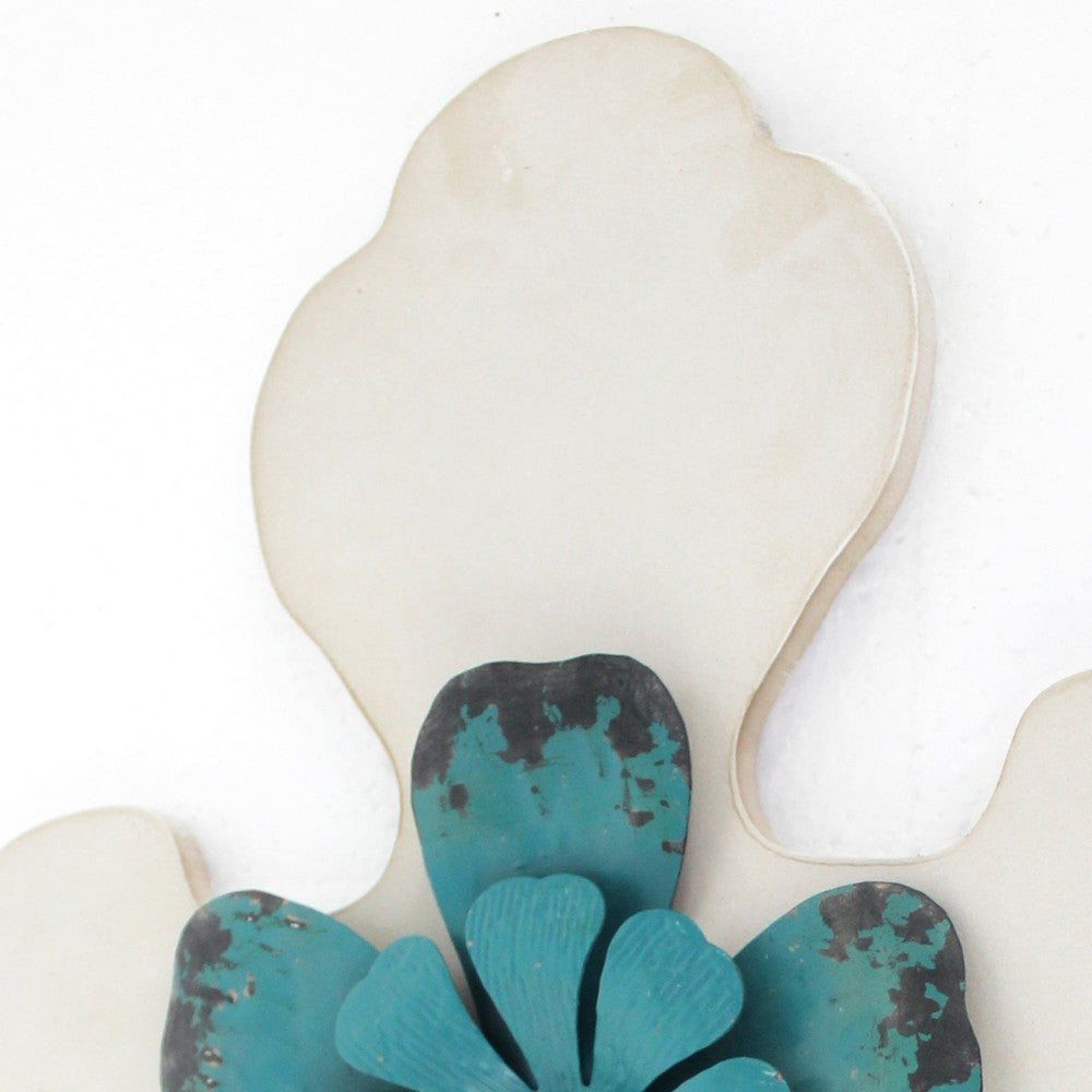 Rustic Wooden Cross Wall Decor White BM218406