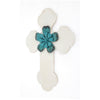 Rustic Wooden Cross Wall Decor, White