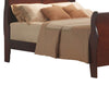 Wooden Full Size Bed with Slat Kit Brown By Casagear Home BM218624