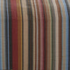Stripe Pattern Cotton Quilt Set with 2 Pillows and 2 Quilt Shams, Multicolor By Casagear Home