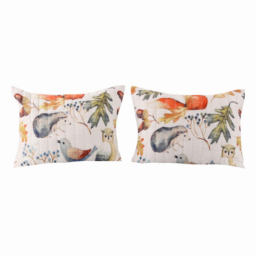 King Pillow Sham | Polyester | 20 x 36 | Nature Print | Multicolor