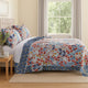 Full Quilt Set | 3 Piece | Polyester | Floral Prints | Multicolor