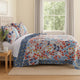 Full Quilt Set | 3 Piece | Polyester | Floral Prints | Multicolor
