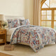 King Quilt Set | 3 Piece | Polyester | Floral Prints | Multicolor