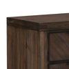 23" 2-Drawer Nightstand with Antique Handles, Brown By Casagear Home