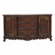 Cabinet Buffet | Wood | 2 Doors | 3 Drawers | Claw Feet | Cherry Brown