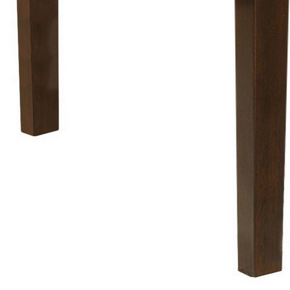 Rectangular Dining Table | Wood | Tapered Legs | Oak Brown