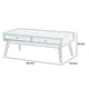Coffee Table | Wood | 2 Drawer | Splayed Legs | Walnut Brown