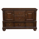Cabinet Buffet | Traditional | 2 Doors | Molded Details | Bun Feet | Brown