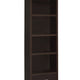 3 Shelf Wooden Media Tower with 2 Drawers Dark Brown BM220300