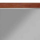 Wooden Frame Dresser Mirror with Natural Grain Details, Cherry Brown