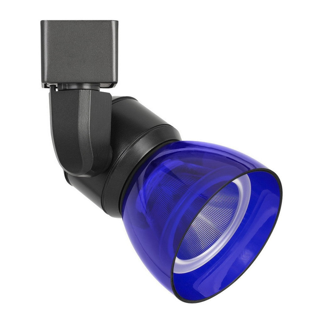 LED Track Fixture | 10W Integrated | Polycarbonate Head | Black & Blue