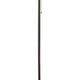 Floor Lamp | Metal | Pull Chain Switch | Paper Shade | Off White & Black