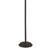 Floor Lamp | Metal | Pull Chain Switch | Paper Shade | Off White & Black