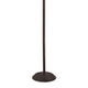 Floor Lamp | Metal | Pull Chain Switch | Paper Shade | Off White & Black