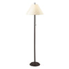 Floor Lamp | Metal | Pull Chain Switch | Paper Shade | Off White & Black