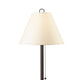 Paper Shade Metal Table Lamp with Pull Chain Switch,Set of 4,White and Black By Casagear Home BM220650
