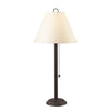 Paper Shade Metal Table Lamp with Pull Chain Switch,Set of 4,White and Black By Casagear Home