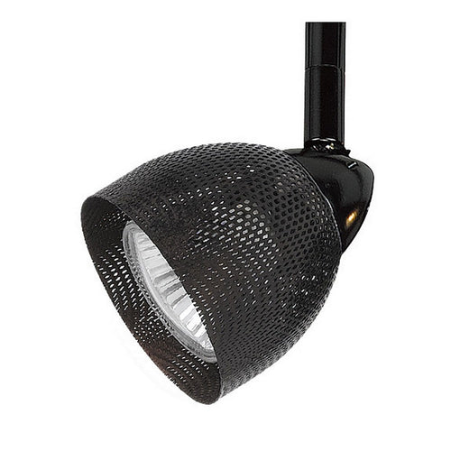 Track Light Head | Round Metal Mesh Shade | Frame | Black
