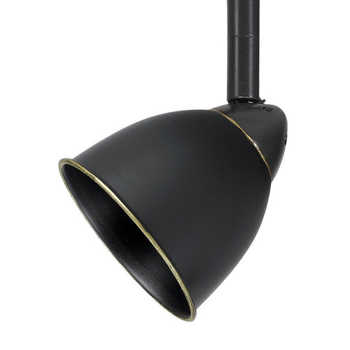 Track Light Head | Round Metal Shade | Frame | Dark Bronze