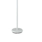 3 Way Torchiere Floor Lamp with Frosted Glass shade and Stable Base, White By Casagear Home