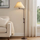 3 Way Metal Floor Lamp | Adjustable Height | Brown