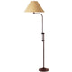 3 Way Metal Floor Lamp | Adjustable Height | Brown
