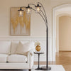 Metal Floor Lamp | 180W | 3 Arms | Cage Shades | Black