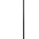 150 Watt Metal Floor Lamp with Swing Arm and Fabric Conical Shade Black By Casagear Home BM220861