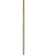 150 Watt 6 Way Metal Floor Lamp with Fabric Tapered Shade Gold By Casagear Home BM220863