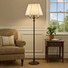 Metal Floor Lamp | 150W | 6 Way | Fabric Tapered Shade | Bronze