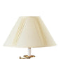 150W Metal Table Lamp with Swing Arm and Fabric Conical Shade,Set of 4,Gold By Casagear Home BM220866