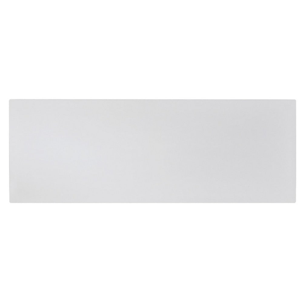 Counter Height Table | 1 Drawer | Backless Stools | Set of 4 | White & Gray
