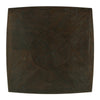Wood Counter Height Table | 1 Bottom Shelf | Lazy Susan | Brown