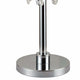 Metal Chandelier Table Lamp | Crystal Accent | Set of 2 | Black & Chrome BM221626