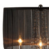 Metal Chandelier Table Lamp | Crystal Accent | Set of 2 | Black & Chrome BM221626