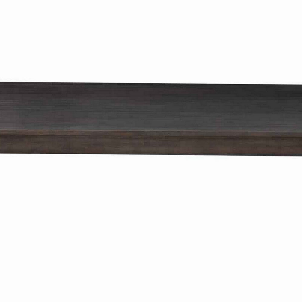 Rectangular Dining Table | Angled Legs | Grain Details | Brown