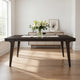 Rectangular Dining Table | Angled Legs | Grain Details | Brown