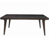 Rectangular Dining Table | Angled Legs | Grain Details | Brown