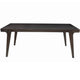 Rectangular Dining Table | Angled Legs | Grain Details | Brown