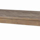 Rectangular Wood Dining Table | Block Legs | Weathered Brown