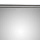 Transitional Style Rectangular Molded Mirror with Wooden Frame, Gray