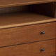 26’’ 2-Drawer Nightstand with Open Compartment Brown By Casagear Home BM222486