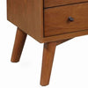 26’’ 2-Drawer Nightstand with Open Compartment Brown By Casagear Home BM222486