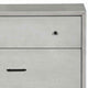3 Drawer Mid Century Modern Wooden Chest with Splayed Legs, Small, Gray