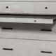 4 Drawer Mid Century Modern Wooden Chest with Pull Out Tray, Gray