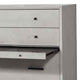 4 Drawer Mid Century Modern Wooden Chest with Pull Out Tray, Gray